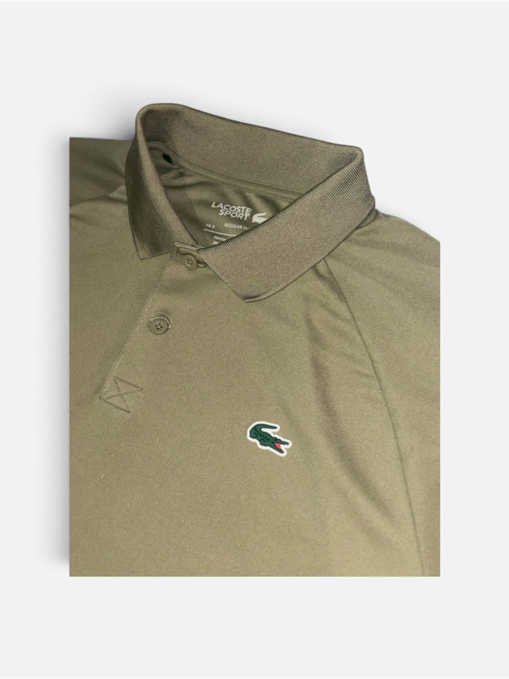 Lacoste Sport Men’s XL Green Ultra Dry Performance Polo